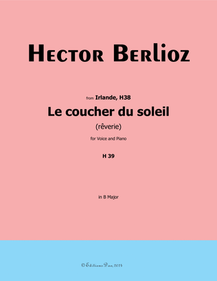 Le coucher du soleil, by Berlioz, in B Major