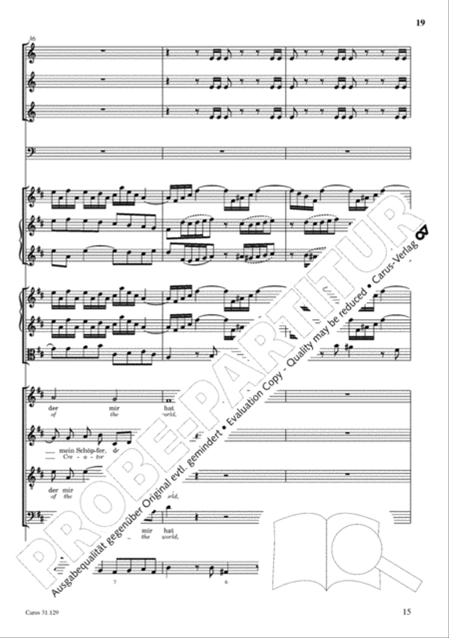 The Complete Sacred Vocal Works (Das geistliche Vokalwerk) Voice scores gallery preview page 20