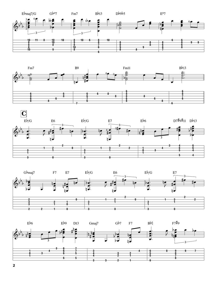 Lush Life Electric Guitar scores gallery preview page 2