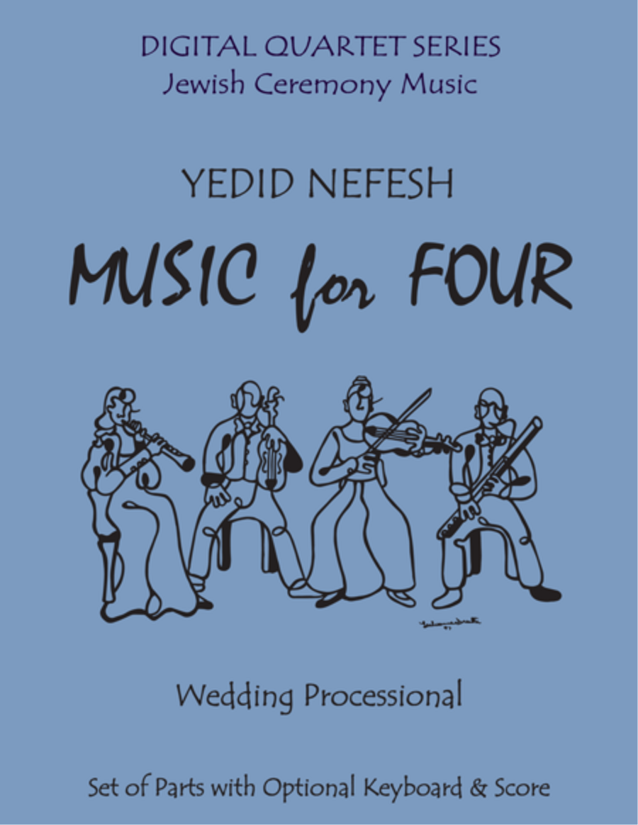 Yedid Nefesh for String Quartet or Piano Quintet Chamber Orchestra scores gallery preview page 1