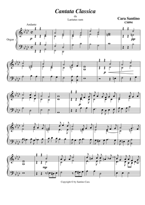 Classic Cantata in A flat major for organ