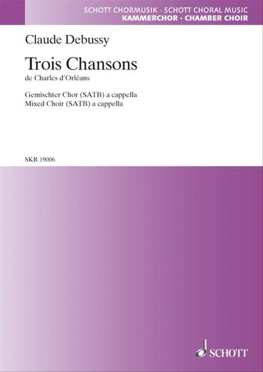 3 Songs of Charles d'Orleáns 4-Part scores gallery preview page 1