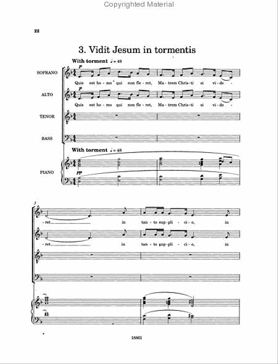 Stabat Mater Choir scores gallery preview page 3