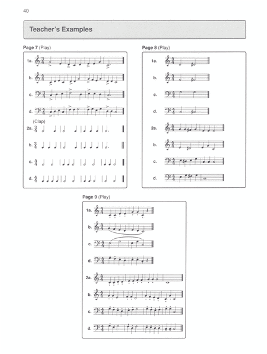 Alfred's Basic Piano Course Ear Training, Level 1B Piano Method scores gallery preview page 4