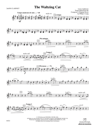 The Waltzing Cat: 2nd B-flat Clarinet