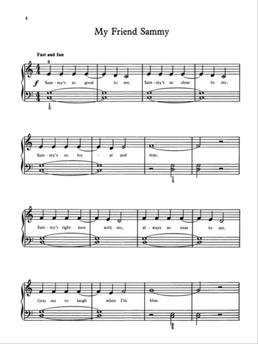 Five-Finger Fun Five-Finger Fun Piano Method scores gallery preview page 4