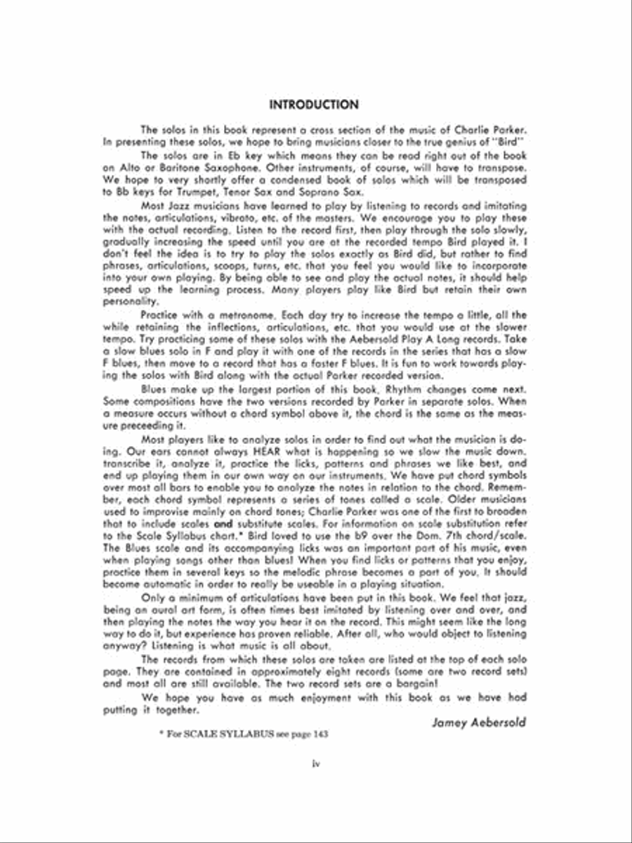 Charlie Parker – Omnibook E-Flat Instrument scores gallery preview page 3