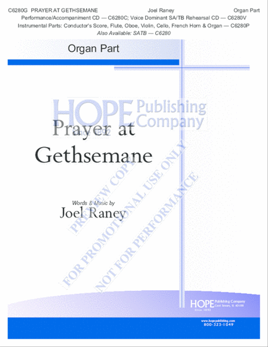 Prayer At Gethsemane Prayer At Gethsemane 4-Part scores gallery preview page 2