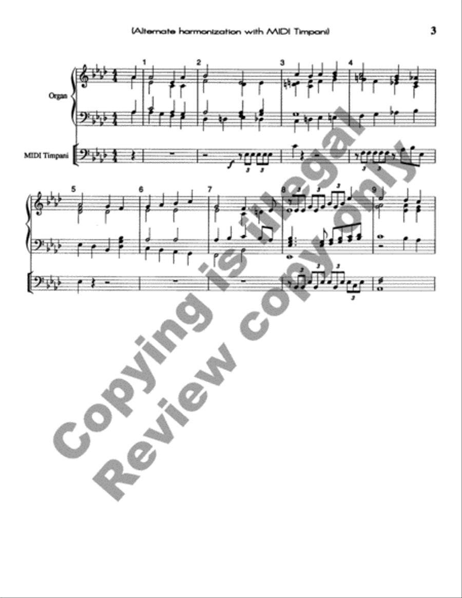O Come, All Ye Faithful Organ scores gallery preview page 4