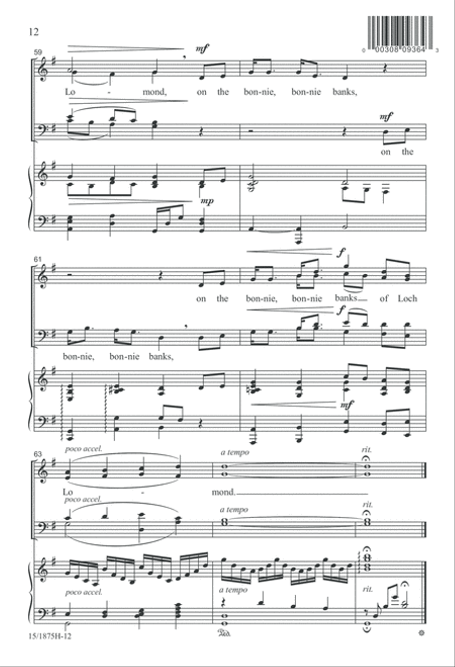 Loch Lomond 4-Part scores gallery preview page 13