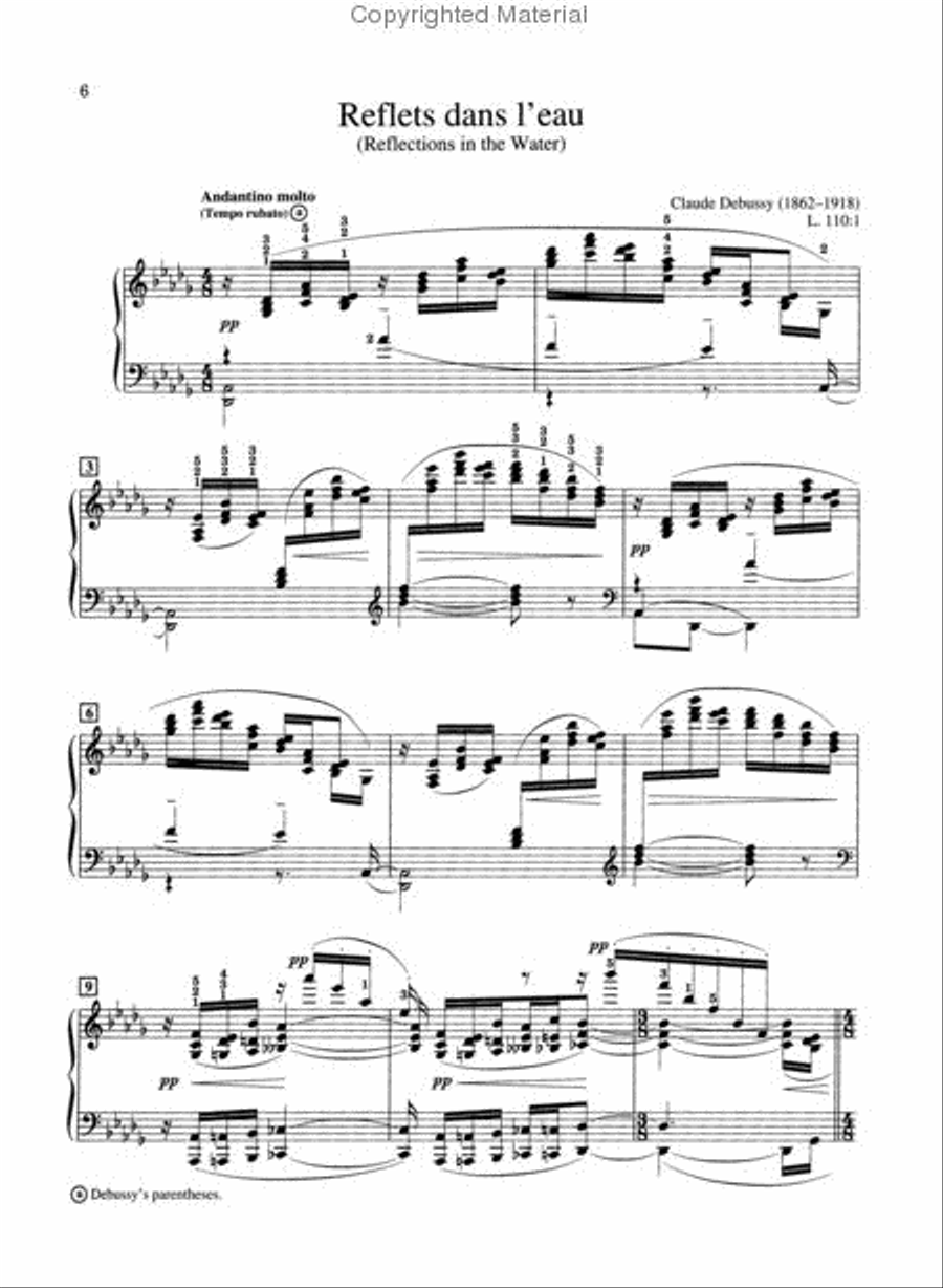 Debussy: Images, Book 1 Debussy: Images, Book 1 Piano Solo scores gallery preview page 2