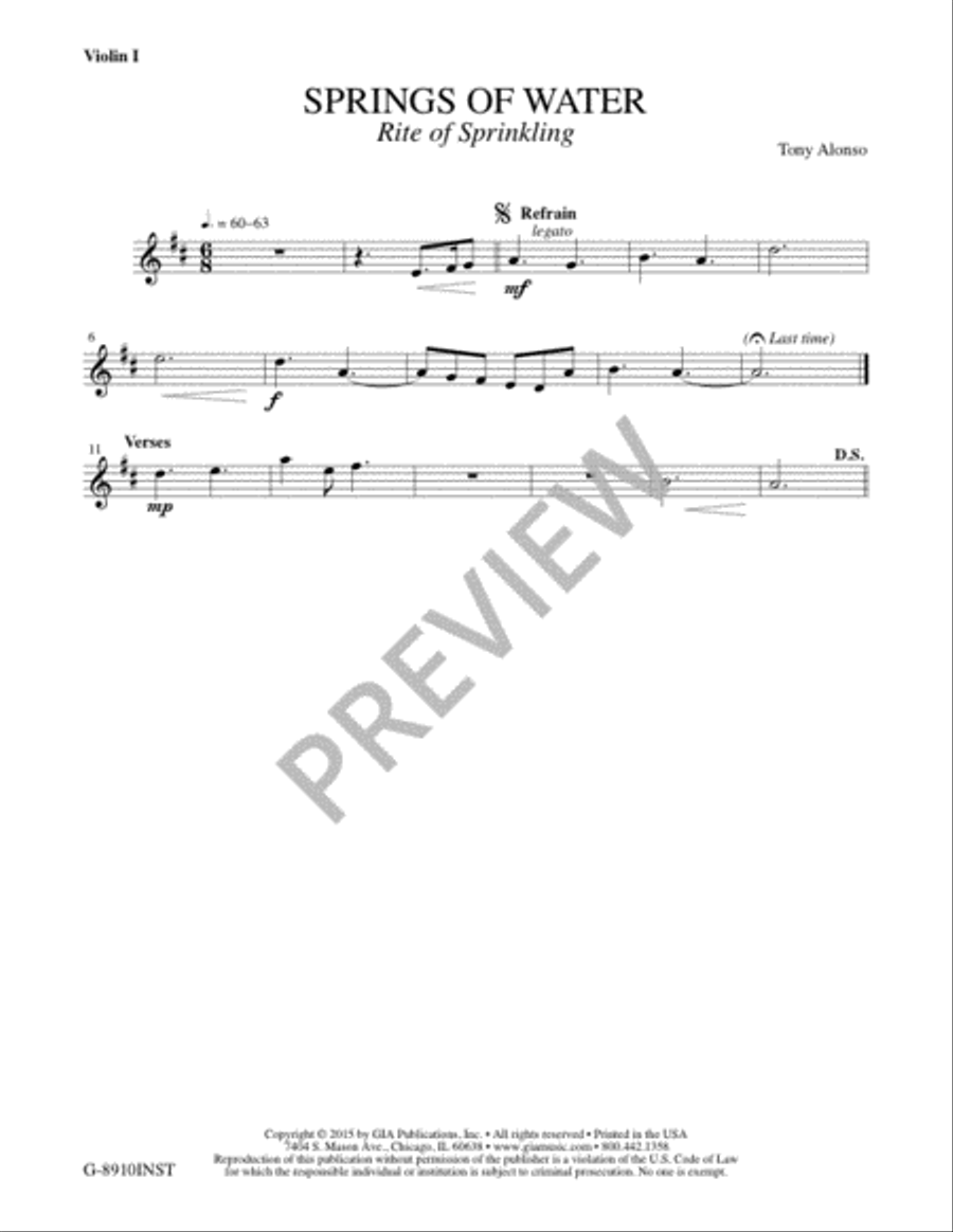 Springs of Water - Instrument edition Flute scores gallery preview page 4