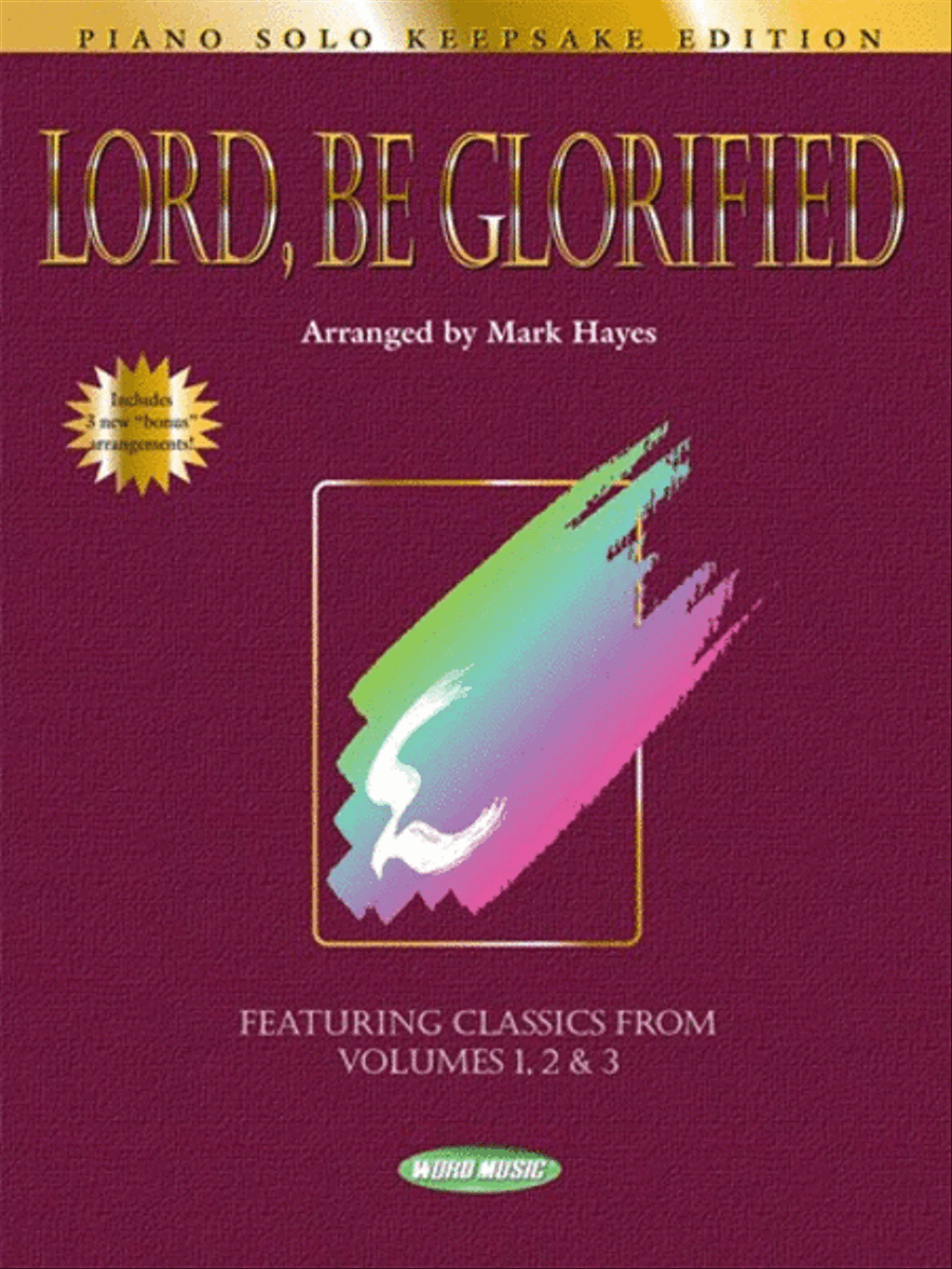 Lord, Be Glorified - Keepsake Edition Piano Solo scores gallery preview page 1