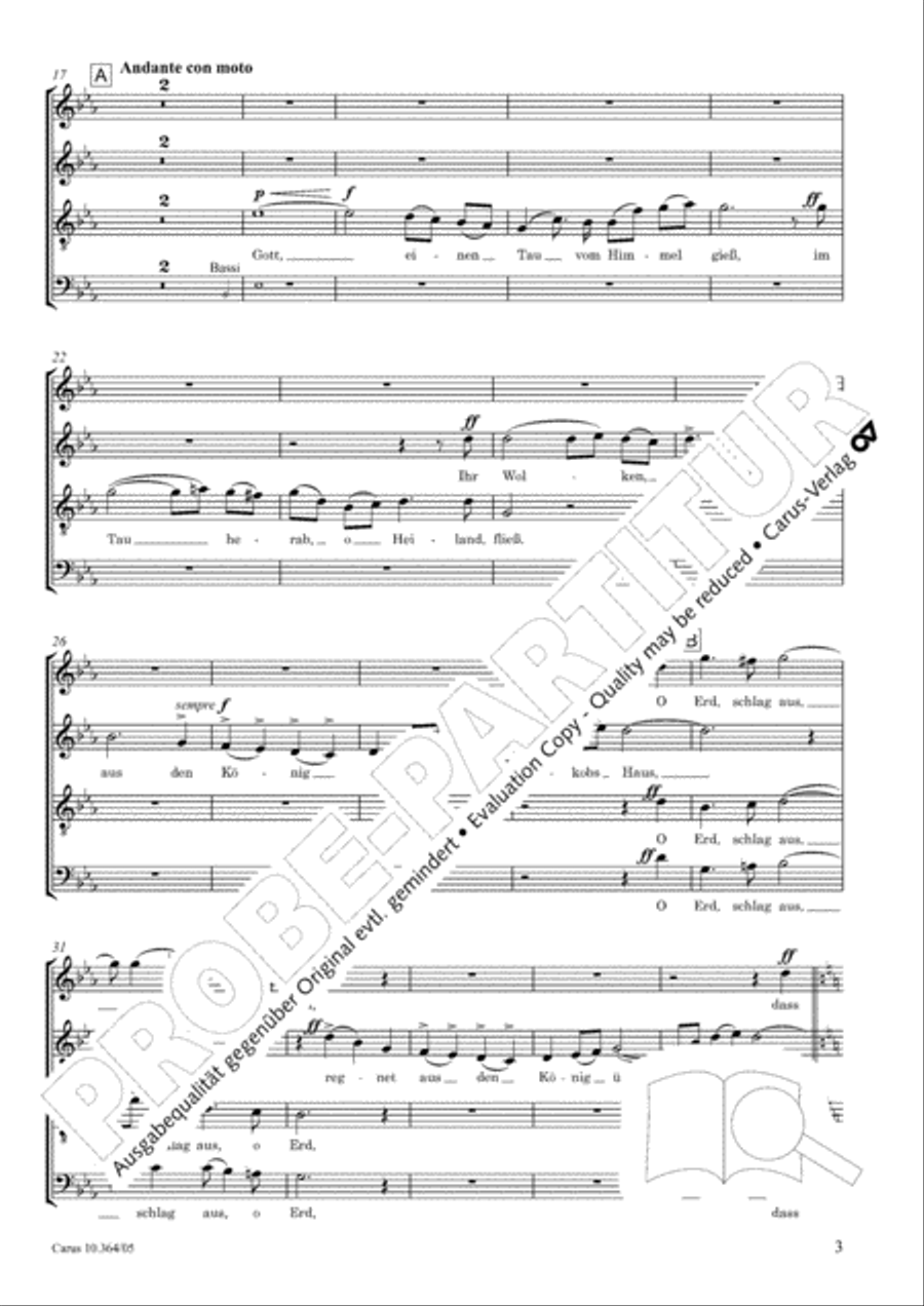 Rorate coeli 4-Part scores gallery preview page 4