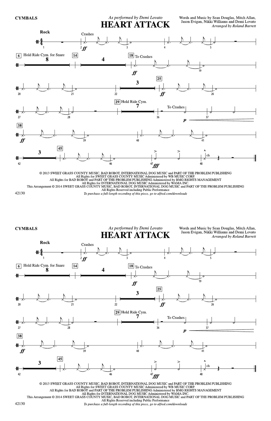 Heart Attack: Cymbals