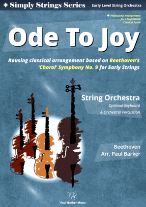 Book cover for Ode To Joy (String Orchestra)