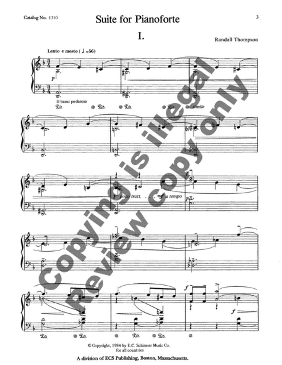 Suite for Piano Piano Solo scores gallery preview page 8