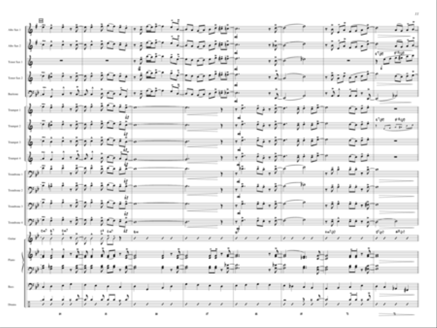 Minor Details Jazz Ensemble scores gallery preview page 10
