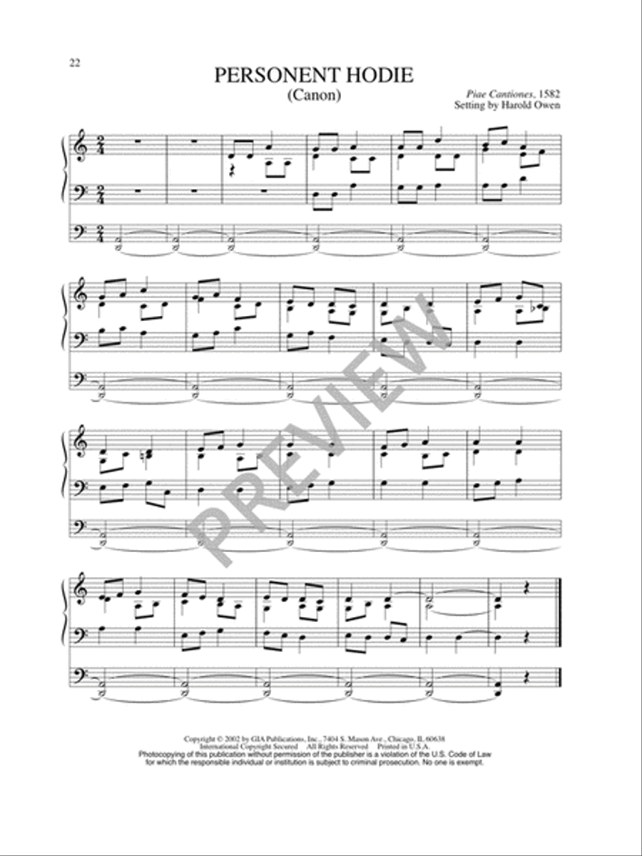 Twenty-Five Organ Harmonizations - Volume 2 Organ scores gallery preview page 24