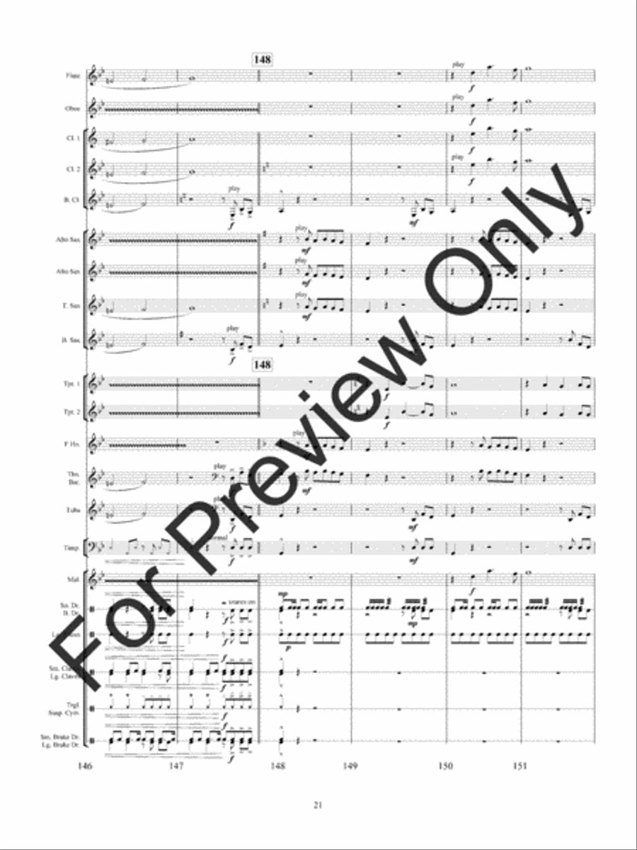 Haunted Mine Concert Band scores gallery preview page 24