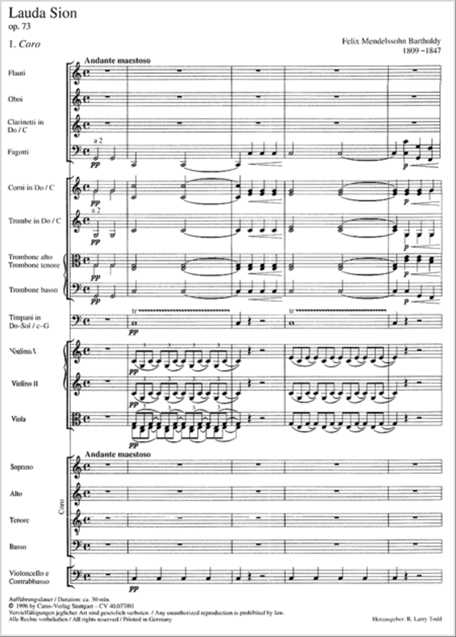 Lauda Sion 4-Part scores gallery preview page 130