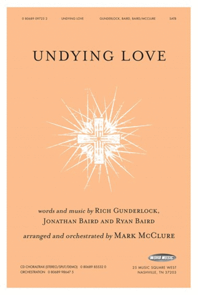Undying Love - CD ChoralTrax