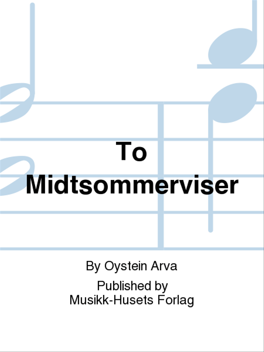 To Midtsommerviser To Midtsommerviser Mixed Choir scores gallery preview page 1