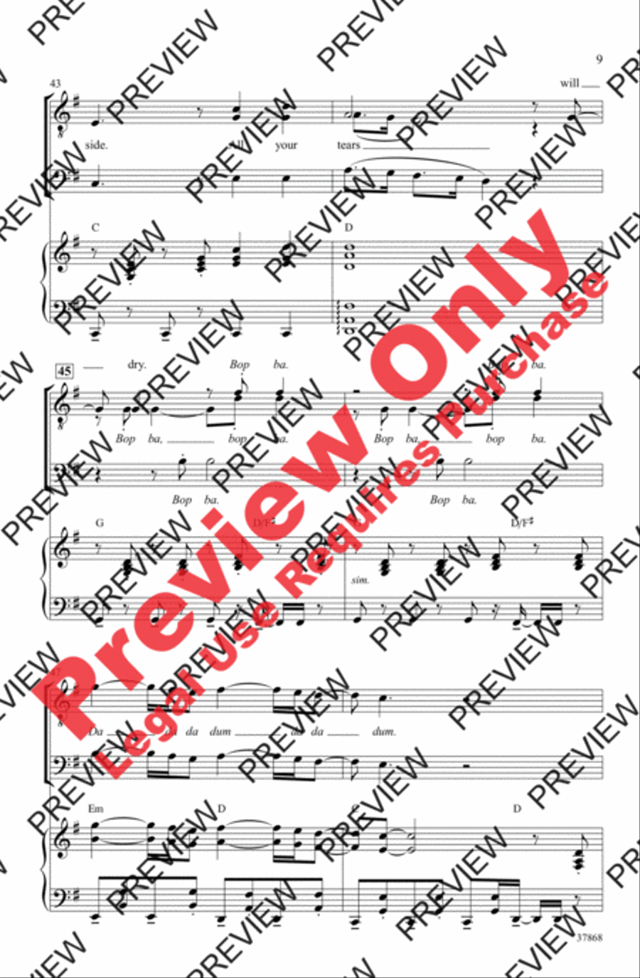 Rhythm of Love Rhythm of Love Men's Choir scores gallery preview page 9