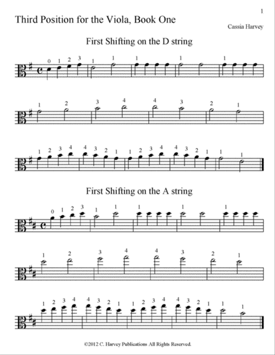 Third Position for the Viola, Book One Viola scores gallery preview page 2