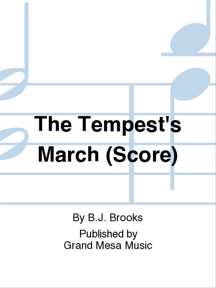 The Tempest's March Concert Band scores gallery preview page 1