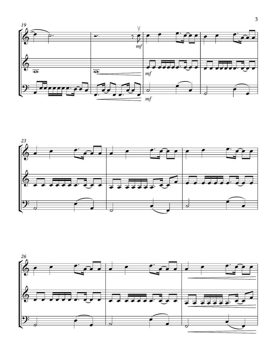 Girls Like You String Trio scores gallery preview page 3
