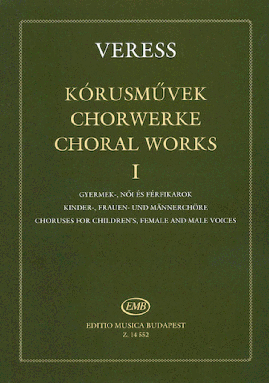 Choral Works 1 Choral Works 1 TTBB scores gallery preview page 1