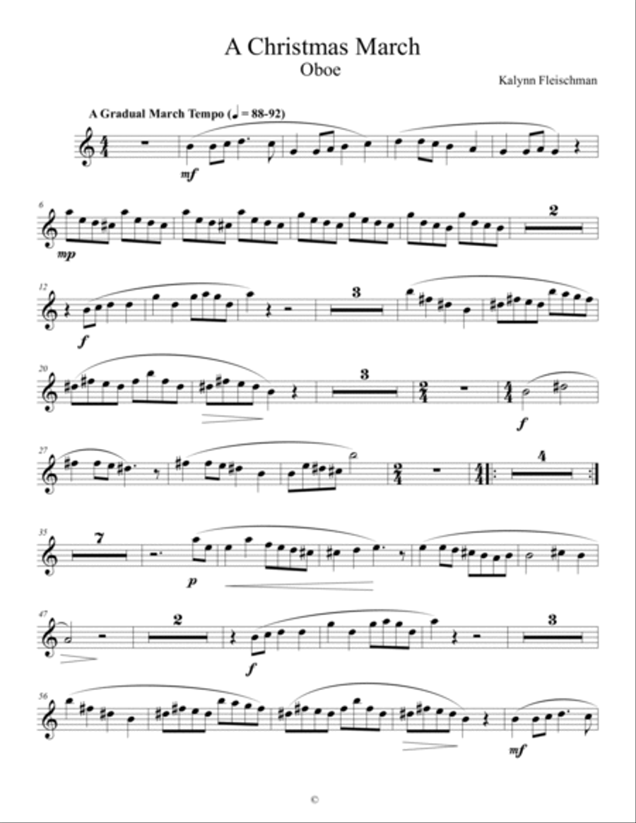 A Christmas March - Parts Full Orchestra scores gallery preview page 2