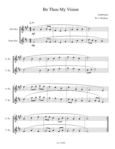20 Greatest Hymns for Alto and Tenor Sax Duet image number null