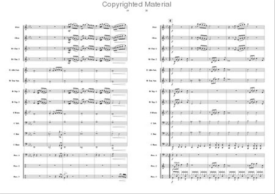 Olympic Dream Olympic Dream Concert Band scores gallery preview page 10