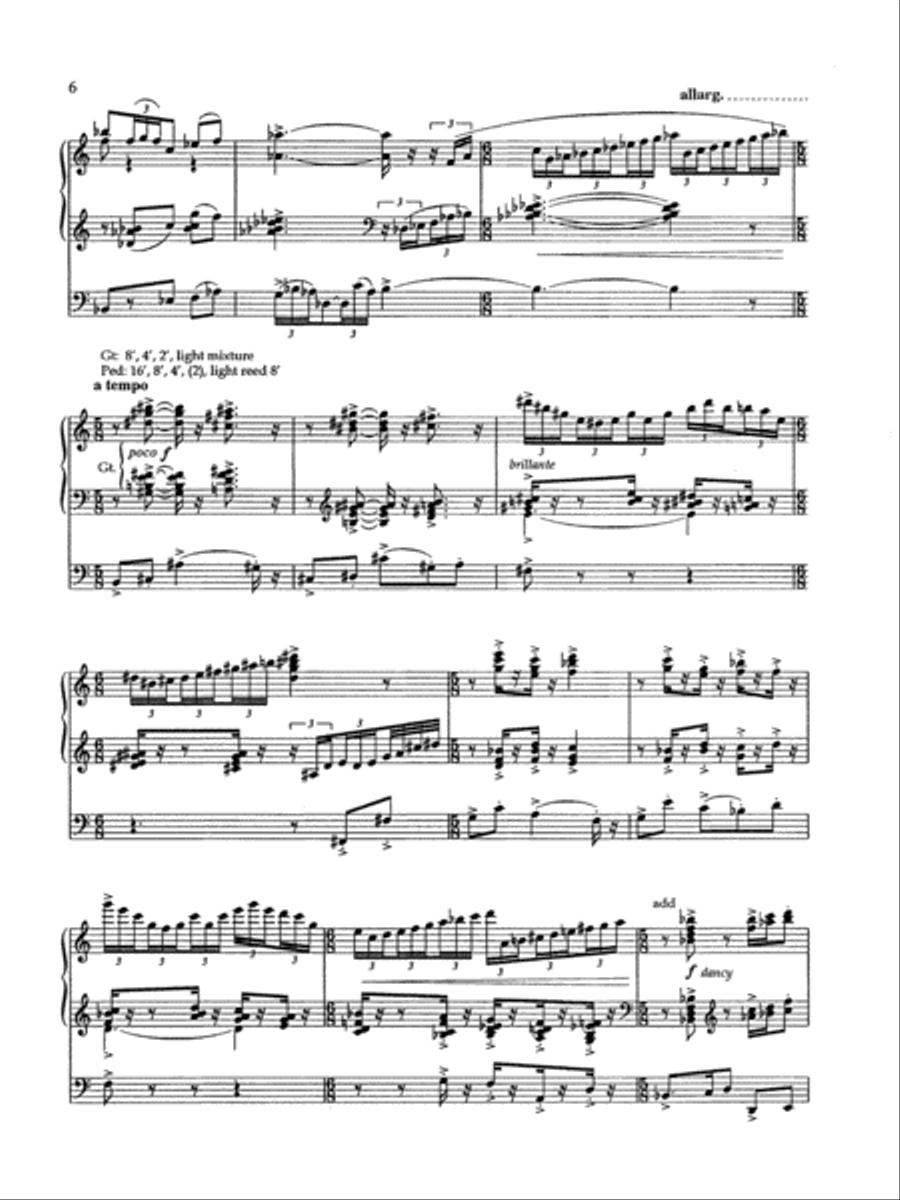 Pastorale and Toccata Organ scores gallery preview page 5