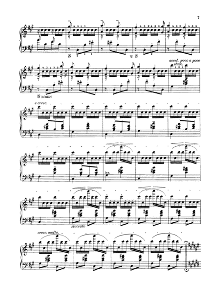 Hungarian Rhapsody No. 2 Piano Solo scores gallery preview page 6