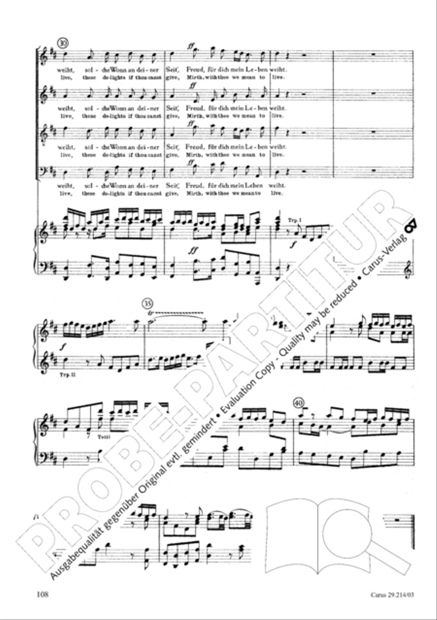 L'Allegro, il Pensieroso ed il Moderato TB scores gallery preview page 109