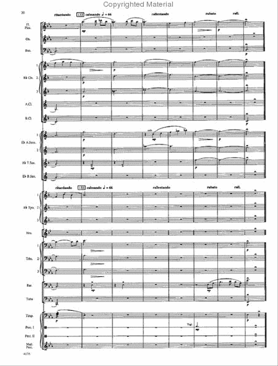 West Highlands Sojourn Concert Band scores gallery preview page 21