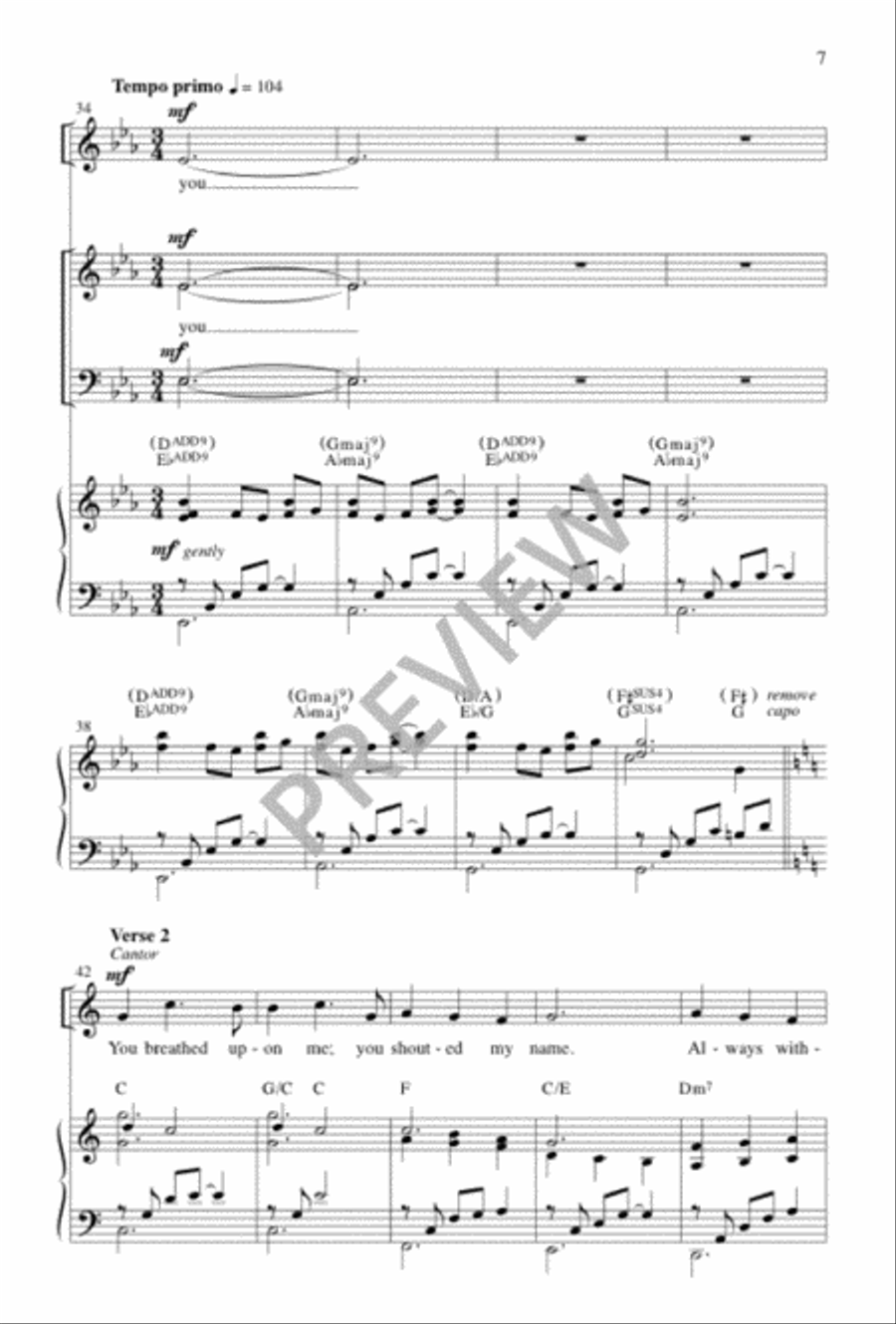 Our Hearts Are Restless 4-Part scores gallery preview page 6