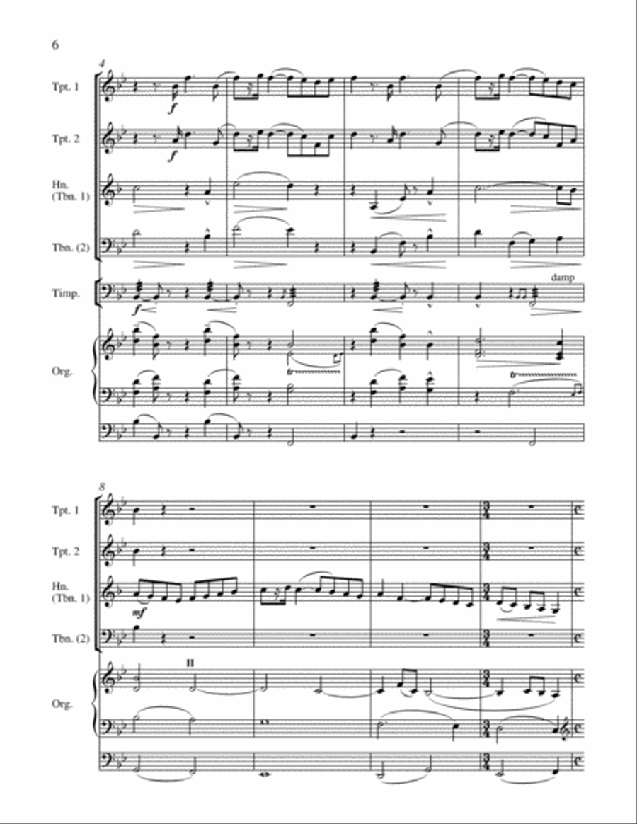 Festive Prelude Organ scores gallery preview page 12