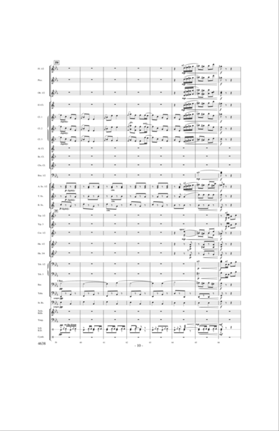 Clear Track Polka Concert Band scores gallery preview page 9