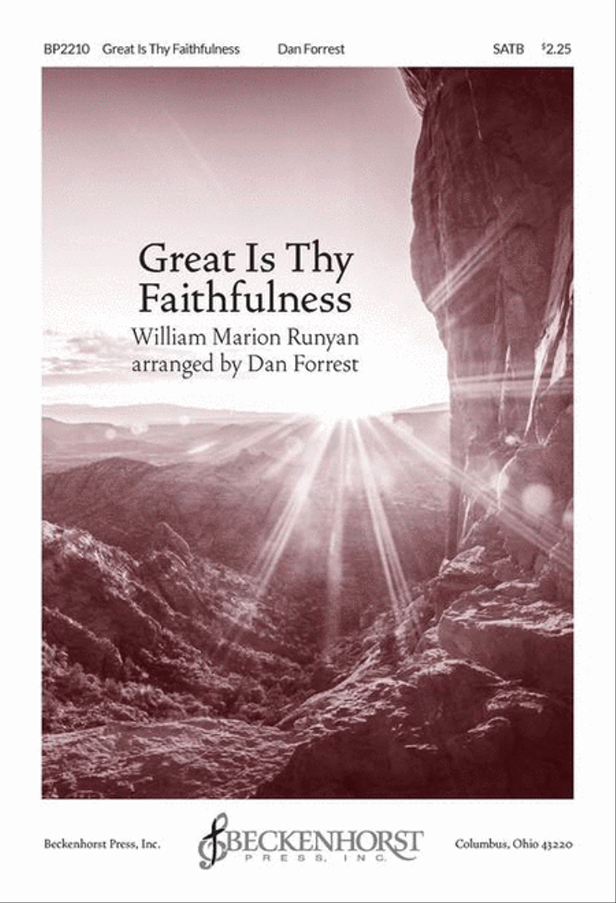 Great Is Thy Faithfulness - Forrest 4-Part scores gallery preview page 1