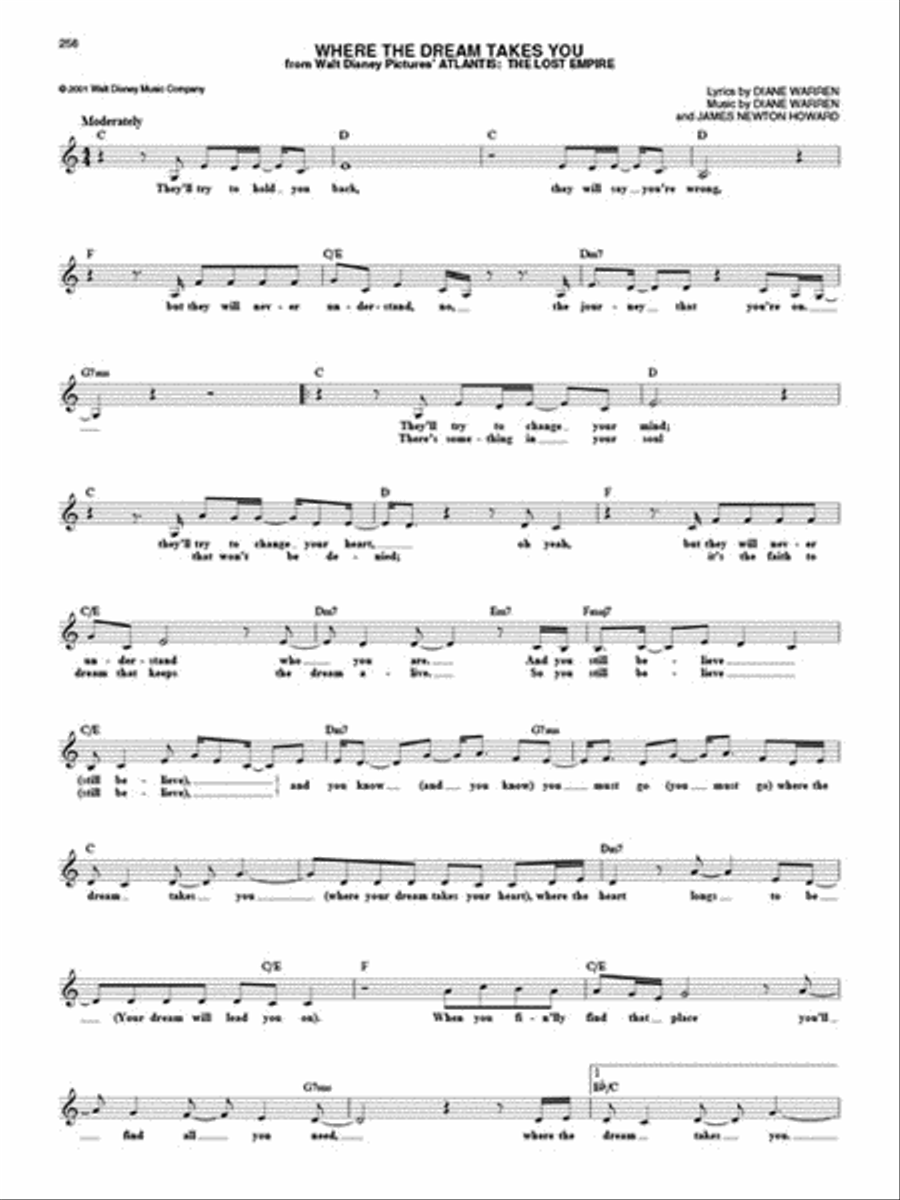 The Disney Fake Book – 4th Edition Piano, Vocal, Guitar scores gallery preview page 5