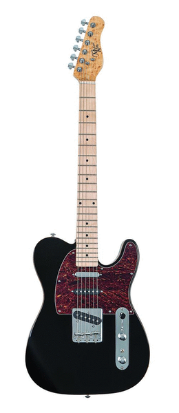 Triple 50 Gloss Black Electric Guitar