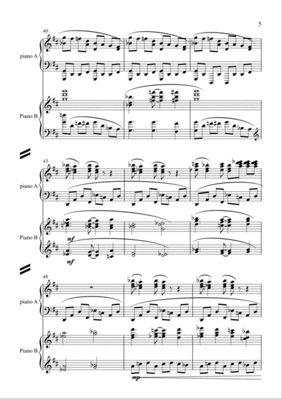 Thalys Thalys Piano scores gallery preview page 5