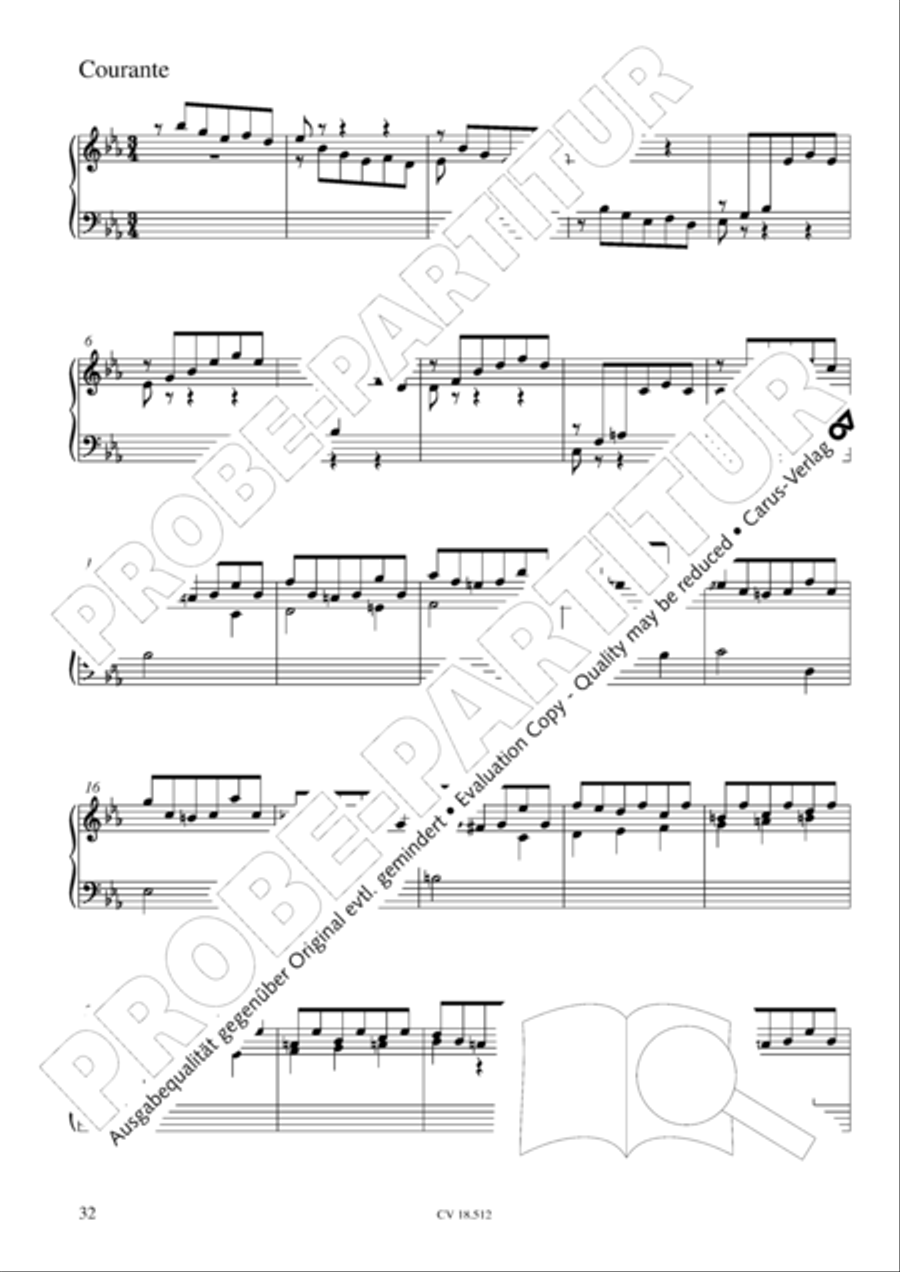 Six Suites Six Suites Harpsichord scores gallery preview page 33