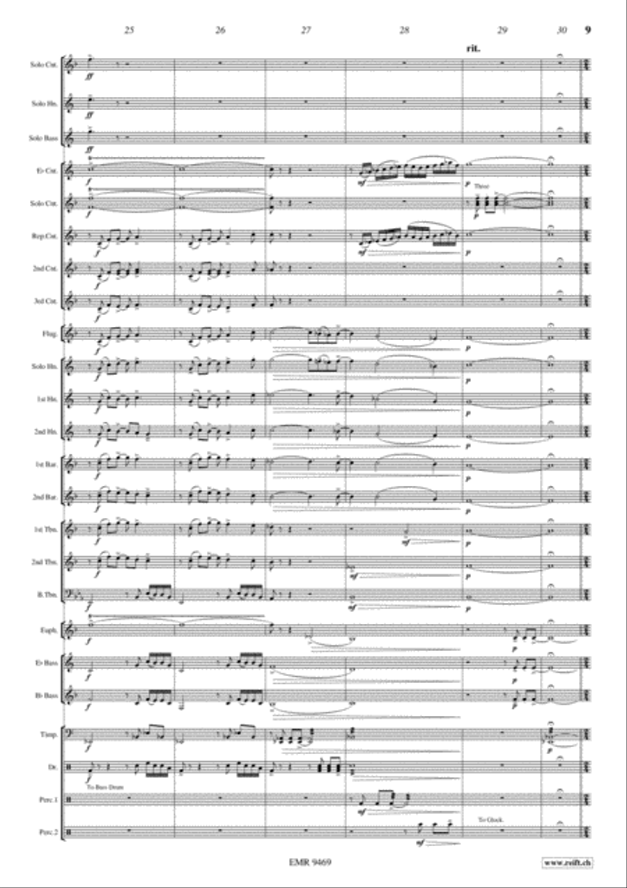 Three Stars In The Sky Brass Trio scores gallery preview page 9
