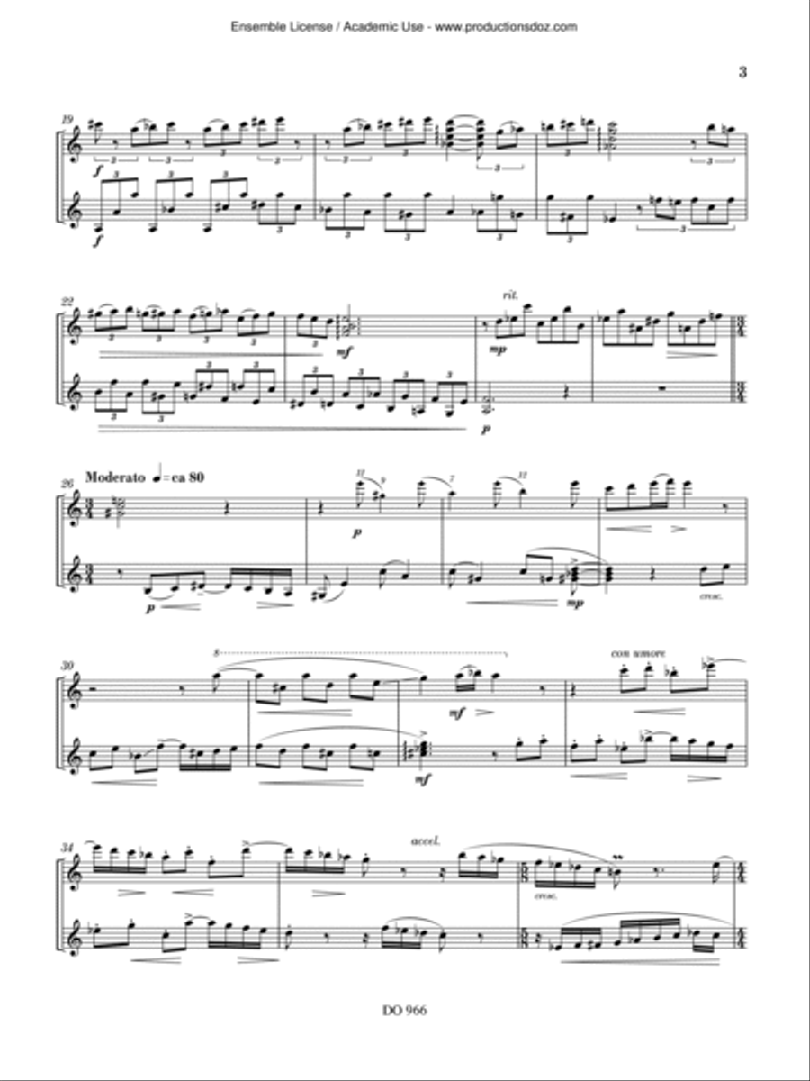 Sonate No. 2 Classical Guitar scores gallery preview page 3