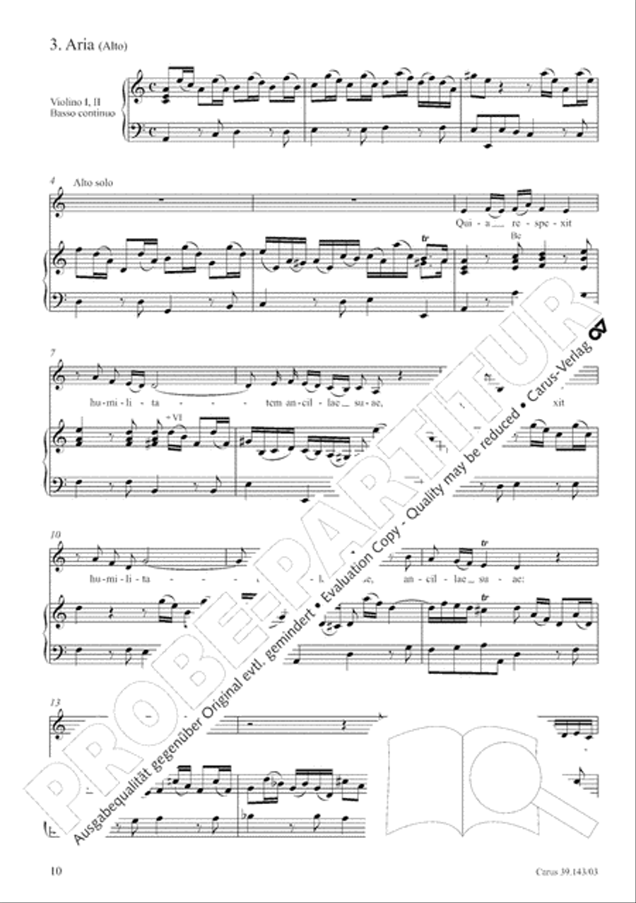 Magnificat in C major 4-Part scores gallery preview page 11